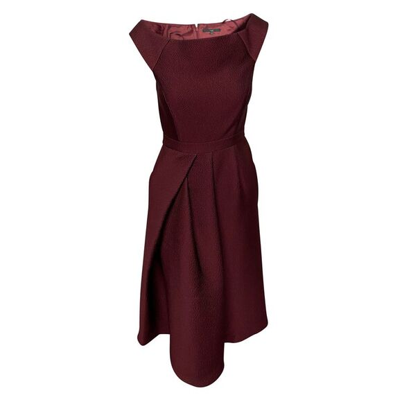 Tibi Corazon Jumpsuit in Burgundy Polyester